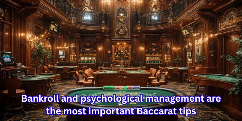 Bankroll and psychological management are the most important Baccarat tips
