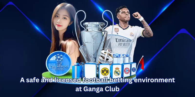 A safe and licensed football betting environment at Ganga Club